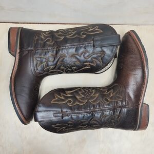 Brown Western Leather Boots